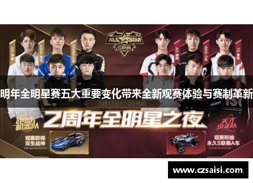 明年全明星赛五大重要变化带来全新观赛体验与赛制革新